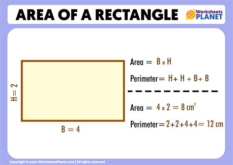 Area of a Rectangle (Formula + Example)