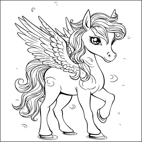 Coloring Pages Of Pegasus