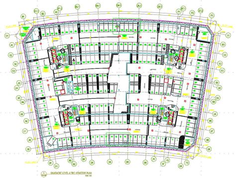 Basement Parking Plan With Dimensions - Image to u