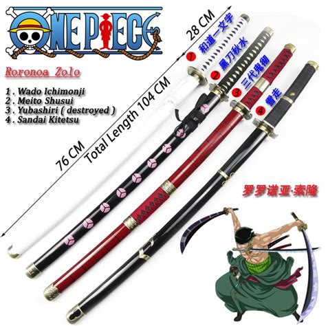 One Piece Roronoa Zoro Swords ( Cosplay Wooden Sword ), Everything Else ...