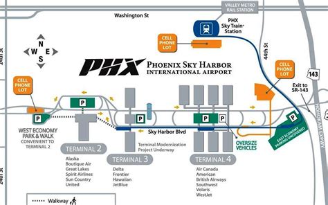 Phx Airport Map Terminal 4