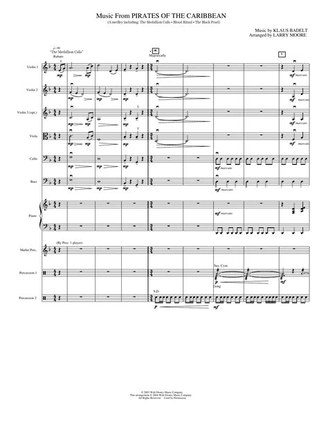 Music from Pirates of the Caribbean Sheet Music by Klaus Badelt for ...