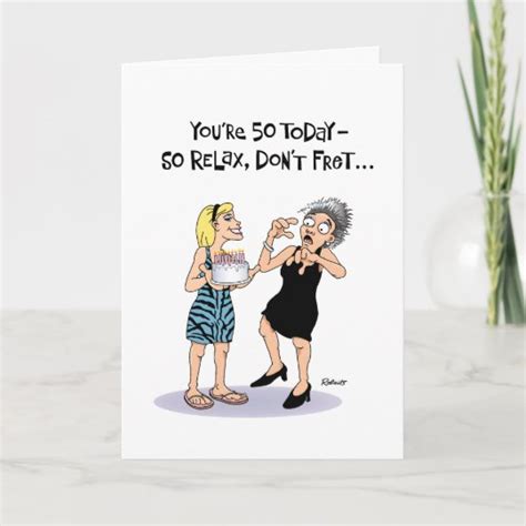 Funny 50th Birthday Card for Female | Zazzle.com.au