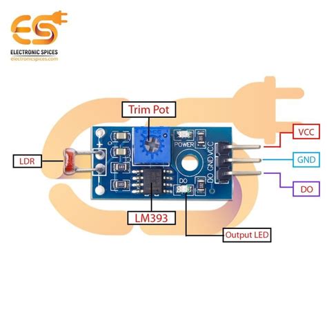 Buy LM393 Photosensitive LDR sensor module