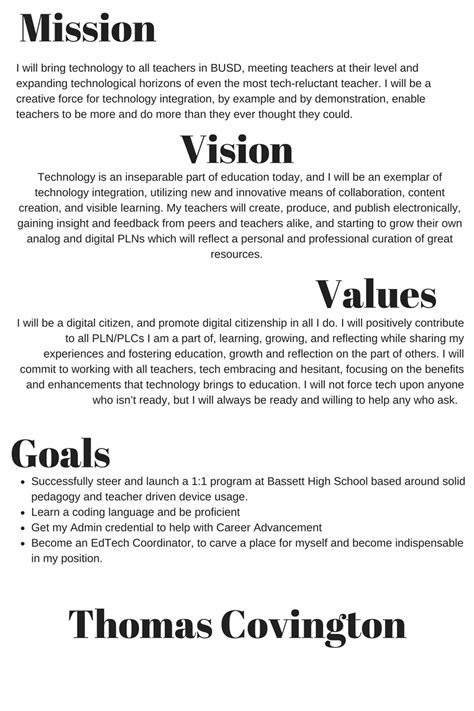 Chapter 6- Developing and Implementing a Vision | Tom Talks About