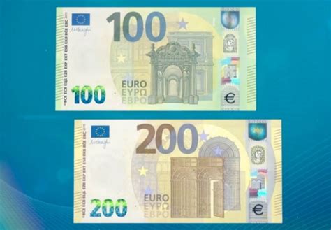 New 100-euro and 200-euro notes of Europa series to be put into ...