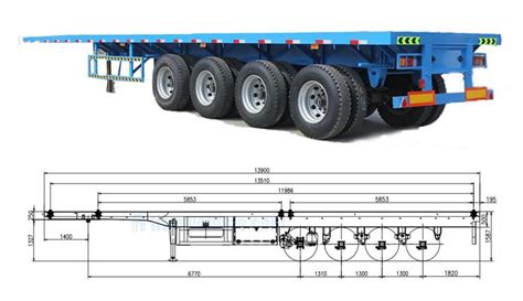 Flatbed Pickup Truck Dimensions