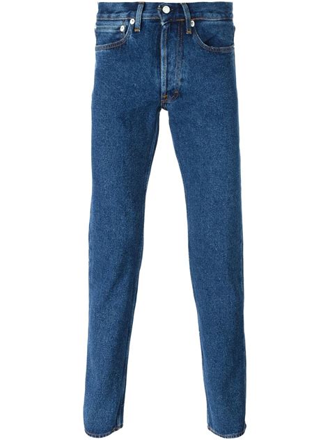 Lyst - Our Legacy 'first Cut' Stonewashed Jeans in Blue for Men