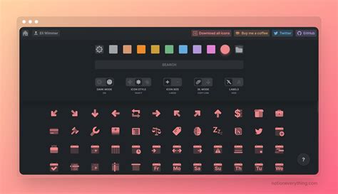 Notion icons: 15 FREE icon libraries for Notion