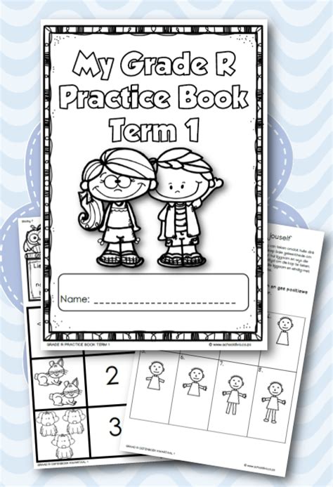 Grade R Practise Book - Term 1 - School Diva