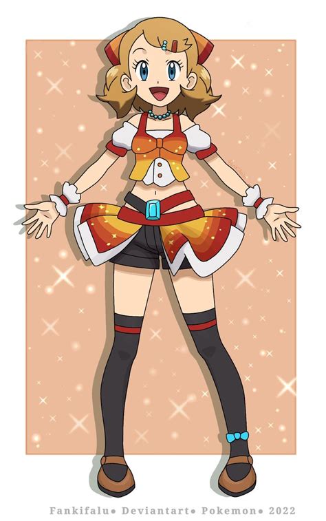 Pokemon Trainer Serena (Contest Outfit) by FankiFalu on DeviantArt in ...