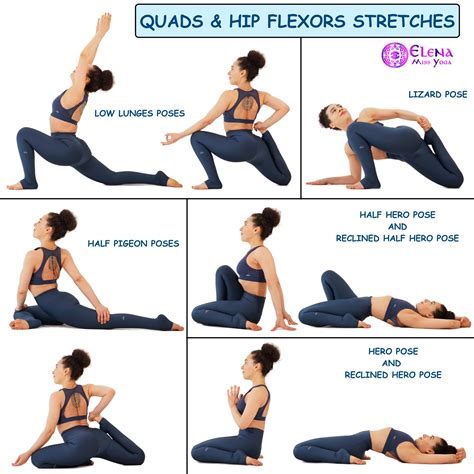 QUADS AND HIP FLEXORS STRETCHES – Elena Miss Yoga