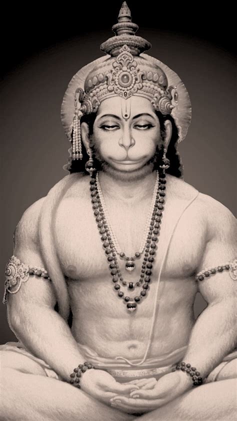 Hanuman, white and black, HD phone wallpaper | Peakpx