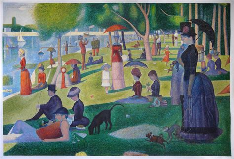 After months of painting. Seurat George's Sunday Afternoon on the ...