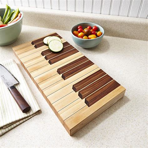 Keyboard Cutting Board Woodworking Plan from WOOD Magazine