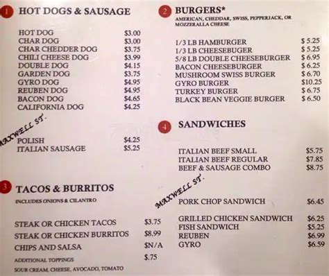 Dog House Grill Menu ~ DCEDAFAP