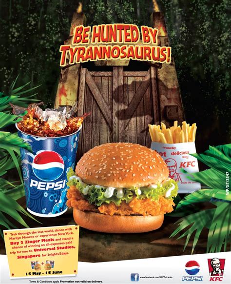 Buy 2 Zinger Meals at KFC Srilanka and Win Trips for 2 to Universal ...