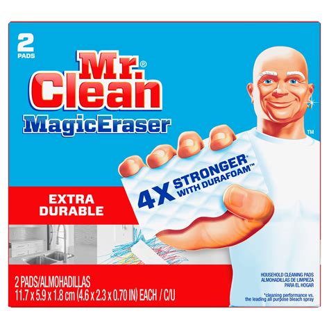 Mr. Clean Magic Eraser Extra Durable with Durafoam Household Cleaning ...