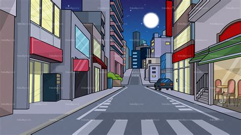 Cartoon City Street Wallpapers on WallpaperDog