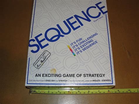 Sequence Board Game Strategy Complete Cards Chips C | #1920846892