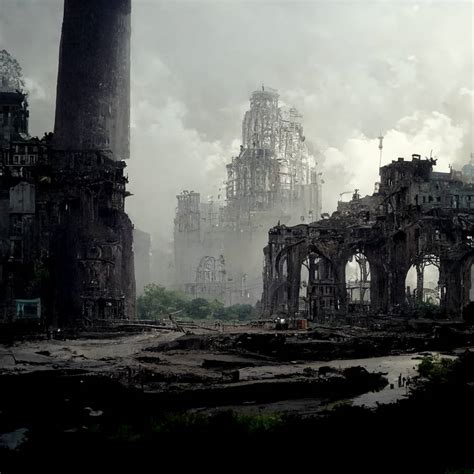 NieR Automata City Ruins by KomplexTheSupport on DeviantArt