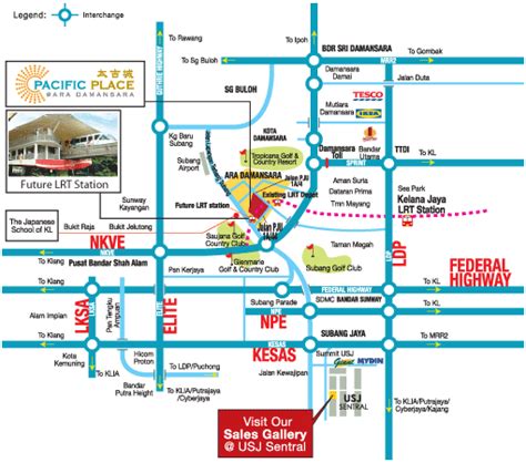 Island Circle - Pacific Place, Ara Damansara location map