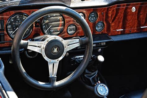 1971 Triumph TR6 Dashboard Photograph by Mike Martin - Fine Art America