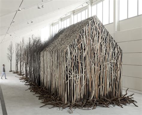 In ‘Uprooted’ by Doris Salcedo, a House Made from Hundreds of Trees ...