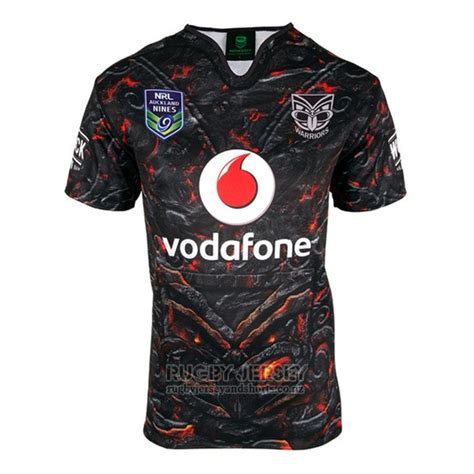 New Zealand Warriors Rugby Jersey 2017 Home | www.rugbyjerseyandshorts ...