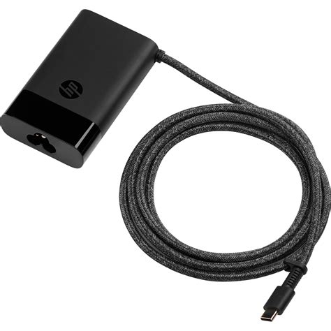 HP 65W USB Type-C Slim Power Adapter 3PN48UT B&H Photo Video