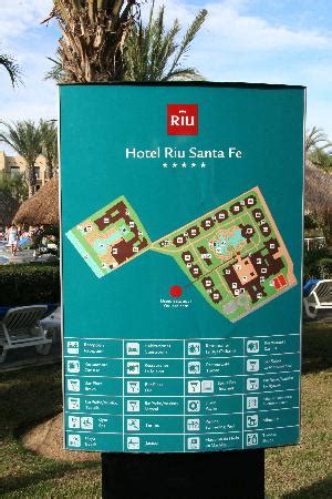 Riu Santa Fe Resort Map Police Department