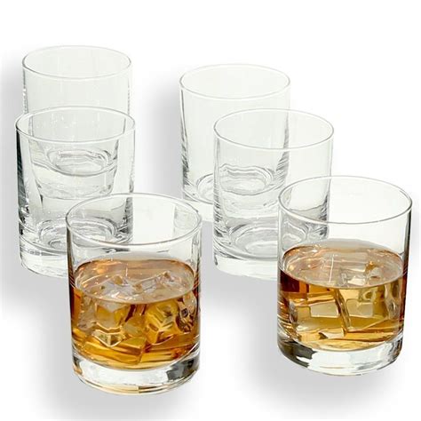 Rock Style Old Fashioned Whiskey Glasses Short Glass Cocktail Glassware ...