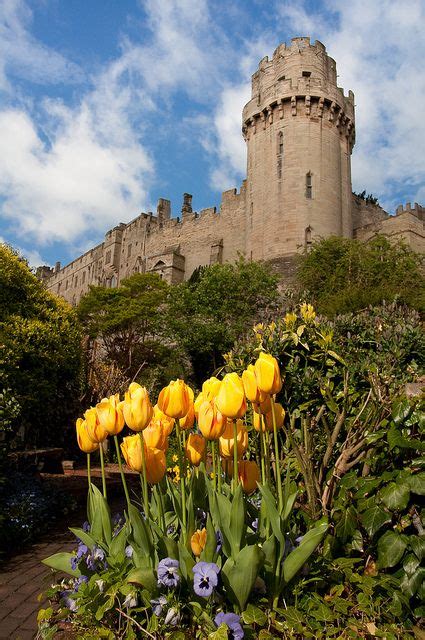 UK-View from The Old Mill gardens - adjacent to Warwick Castle Most ...