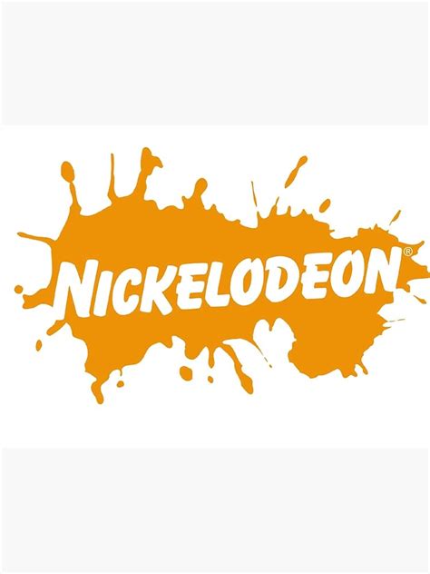 "the nickelodeon logo's " Poster for Sale by sagerippin | Redbubble