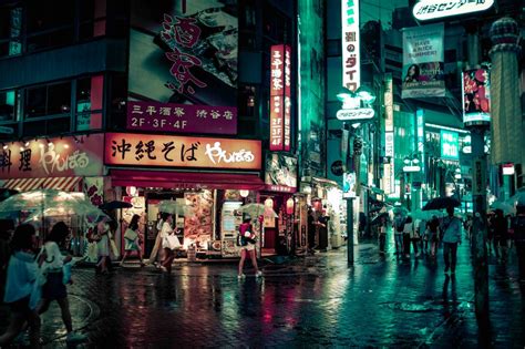 Download Tokyo Street at Night Royalty Free Stock Photo and Image