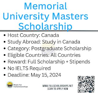 Canada Scholarships 2024-2025 - Fully Funded Memorial University ...