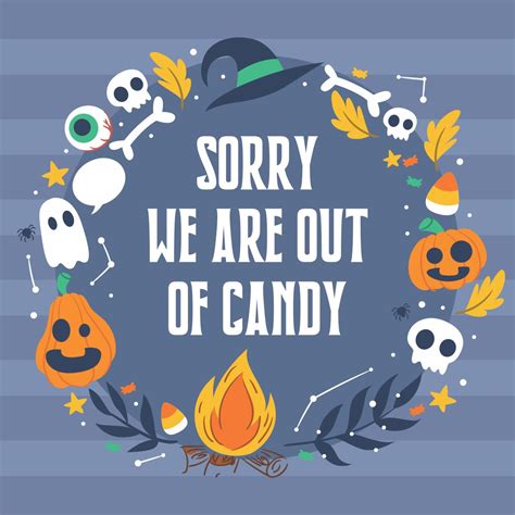 Halloween Candy Sign Printable