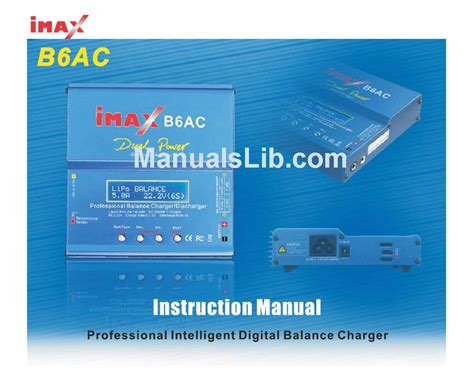 IMAX B6AC INSTRUCTION MANUAL Pdf Download | ManualsLib