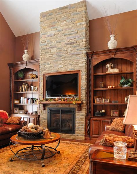 Fireplaces, Fireplace bookcase and Bookcases on Pinterest