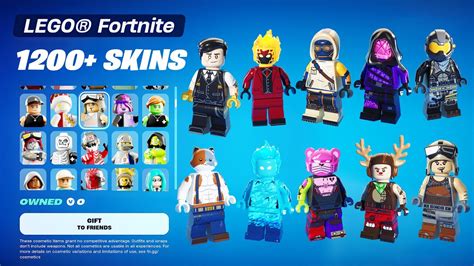 All LEGO® Fortnite 1200+ Skins Showcase! - YouTube