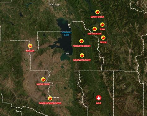 Wildfire closes Montana 28 west of Elmo | Daily Inter Lake