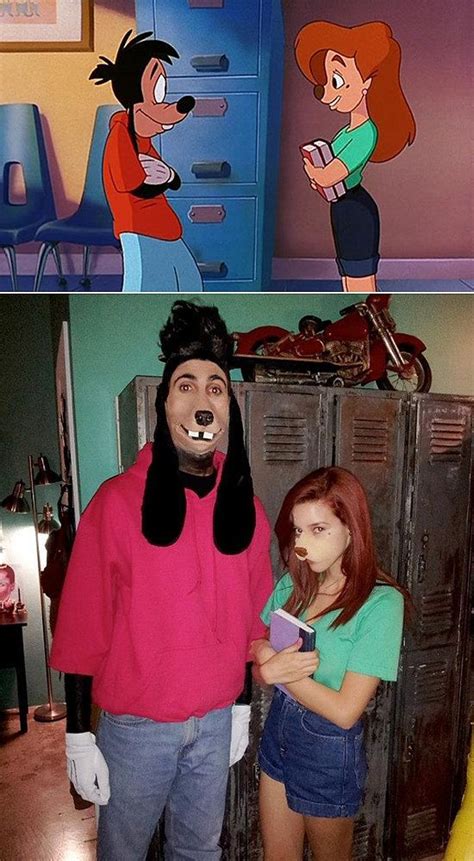 Max and Roxanne From A Goofy Movie Goofy Costume, Cartoon Halloween ...