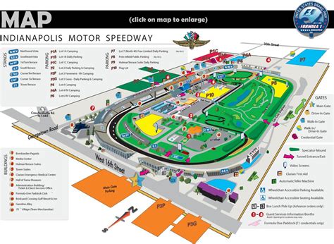 Indianapolis Race Track Map : Indy 500 Tickets Indianapolis Motor ...