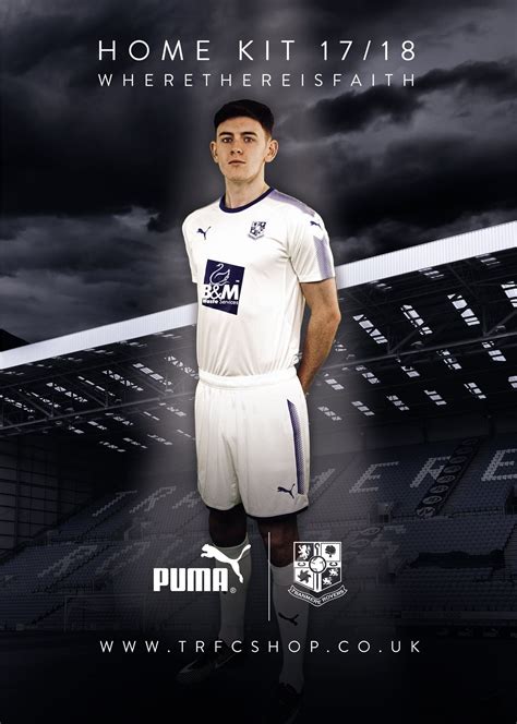 Tranmere Rover 2017/2018 Home Kit | Tranmere, Tranmere rovers, Football ...