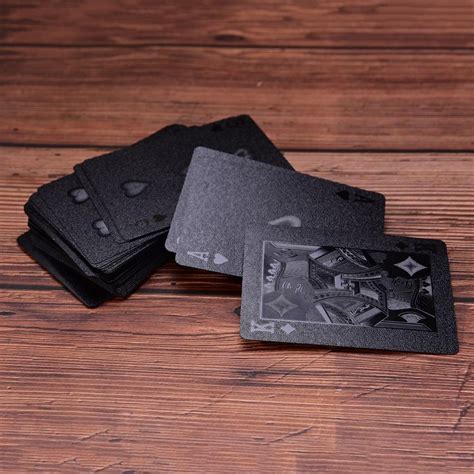 Matte Black Paying Cards Deck - Ninja New