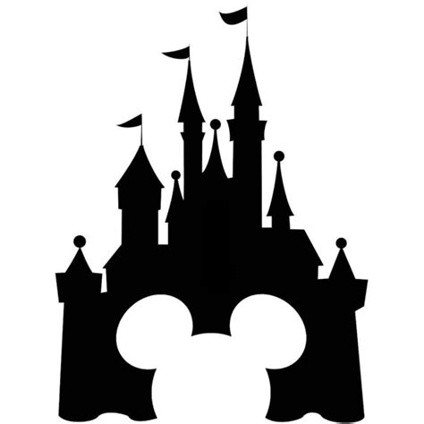 Free Disney Castle Silhouette Vector, Download Free Disney Castle ...