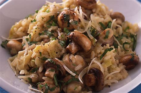 Leek and mushroom risotto recipe - goodtoknow