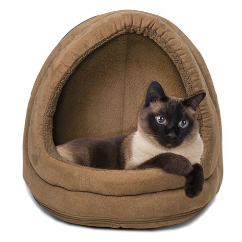 Furhaven Pet NAP Hood Pet Bed Small Dog or Cat Bed Lounger Dome | eBay