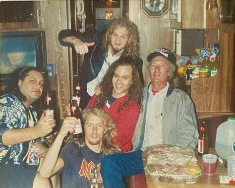 Alice In Chains in the 1990s with member Jerry Cantrell's father Jerry ...