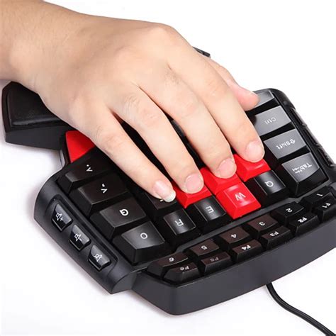 T9 One Hand Keyboard One Hand Gaming Keyboard Single Hand Gaming ...